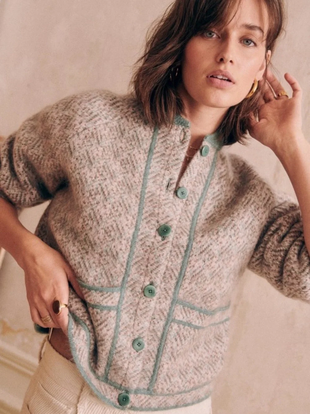 Sezane Noah cardigan - Picture 2 of 8